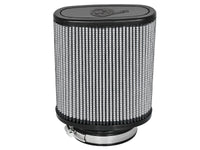 aFe Magnum FLOW Pro DRY S Universal Air Filter 3.5in Flange 5.75x5in Base 6x2.75in Top 6.5in Height - Burkken Auto Parts