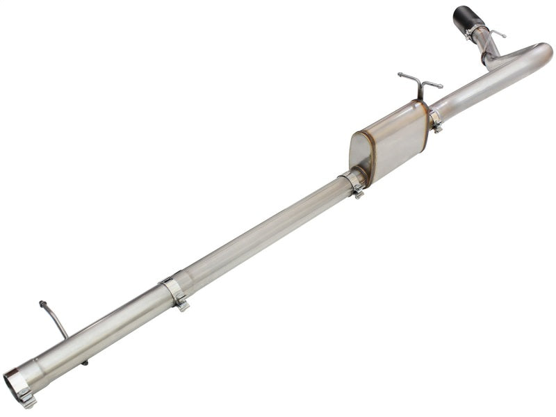 aFe MACHForce XP Exhaust 3in-3.5in SS Single Side Ext CB w/ Black Tip 99-04 Ford F150 V8 5.4L/6.8L - Burkken Auto Parts
