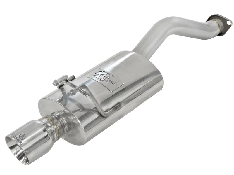 aFe Takeda Exhaust 2.5in Dia 304SS Axle-Back w/Polished Tip 06-11 Honda Civic EX Sedan L4 1.8L - Burkken Auto Parts