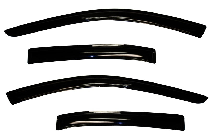 AVS 10-18 Ford Taurus Ventvisor Outside Mount Window Deflectors 4pc - Smoke - Burkken Auto Parts
