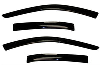AVS 10-18 Ford Taurus Ventvisor Outside Mount Window Deflectors 4pc - Smoke - Burkken Auto Parts