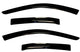 AVS 10-18 Ford Taurus Ventvisor Outside Mount Window Deflectors 4pc - Smoke - Burkken Auto Parts