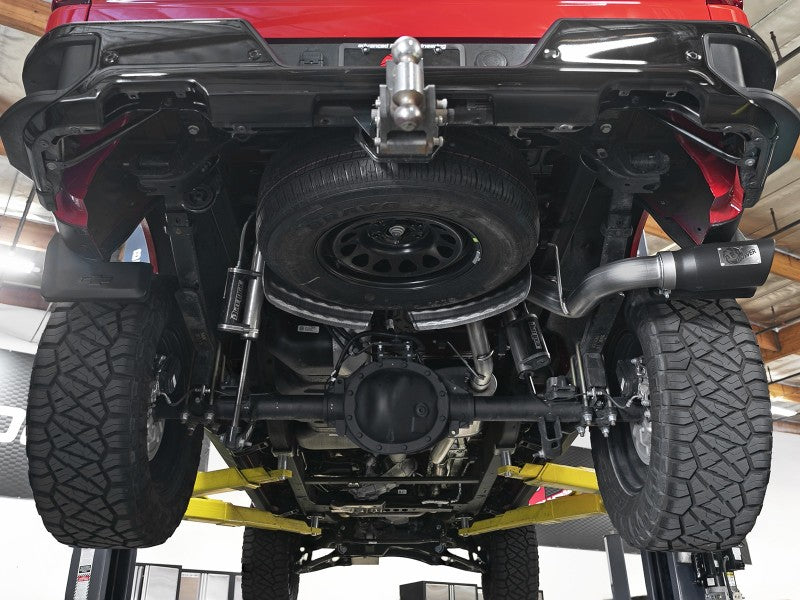 AFE Apollo GT Series 19-20 GM 1500 2.7L (T) 409 SS CB Exhaust System w/Black Tip - Burkken Auto Parts