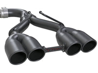 aFe Rebel Series 2.5in. 304 SS C/B Exhaust System 2018 Jeep Wrangler (JL) V6-3.6L - Black Tip - Burkken Auto Parts