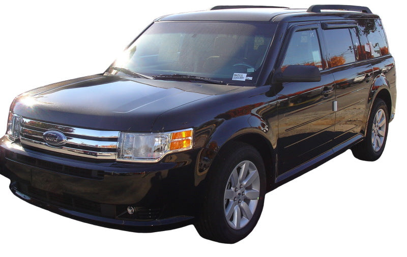AVS 09-18 Ford Flex Ventvisor Outside Mount Window Deflectors 4pc - Smoke - Burkken Auto Parts