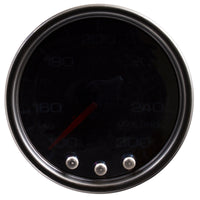 Autometer Spek-Pro Gauge Oil Temp 2 1/16in 300f Stepper Motor W/Peak & Warn Blk/Smoke/Blk - Burkken Auto Parts