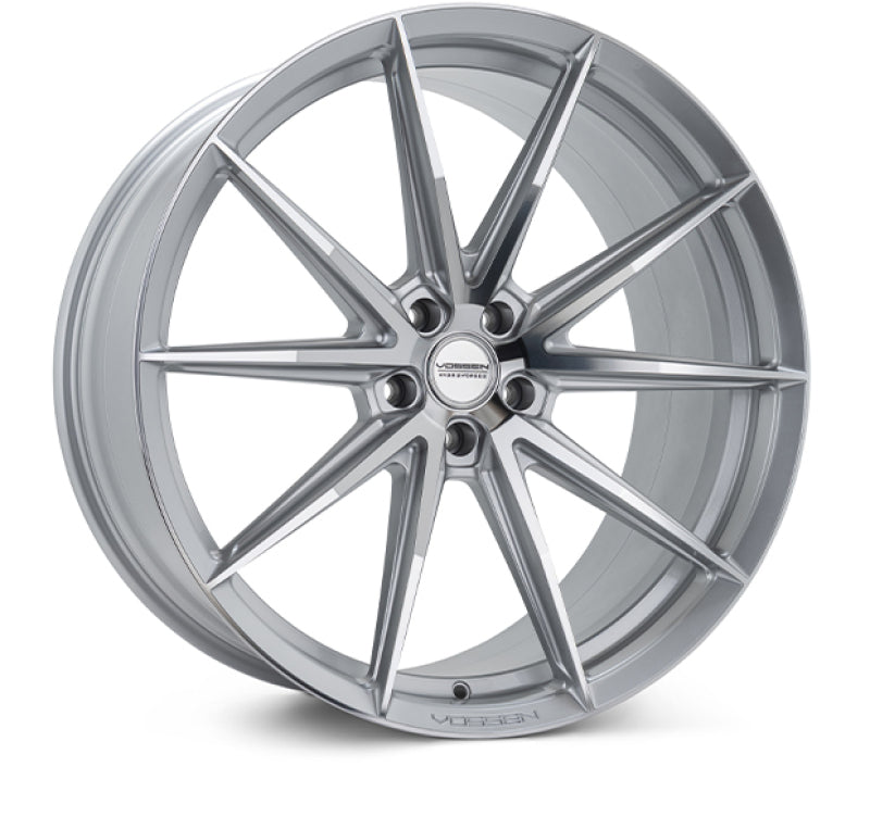Vossen HFX-2 22x10.5 / 5x112 / ET25 / Deep Face / 66.5 - Silver Polished Wheel - Burkken Auto Parts