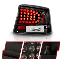 ANZO 2006-2008 Dodge Charger LED Taillights Black - Burkken Auto Parts