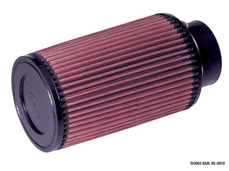 K&N Universal Rubber Filter 3inch FLG / 5inch OD-B / 4-5/8inch OD-T / 8inch H - Burkken Auto Parts