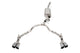 Corsa 21-25 Chevrolet Suburban/GMC Yukon XL 5.3L 4WD Dual Rear 3in - 2.75in CatBack DW 4in Pol Tips - Burkken Auto Parts