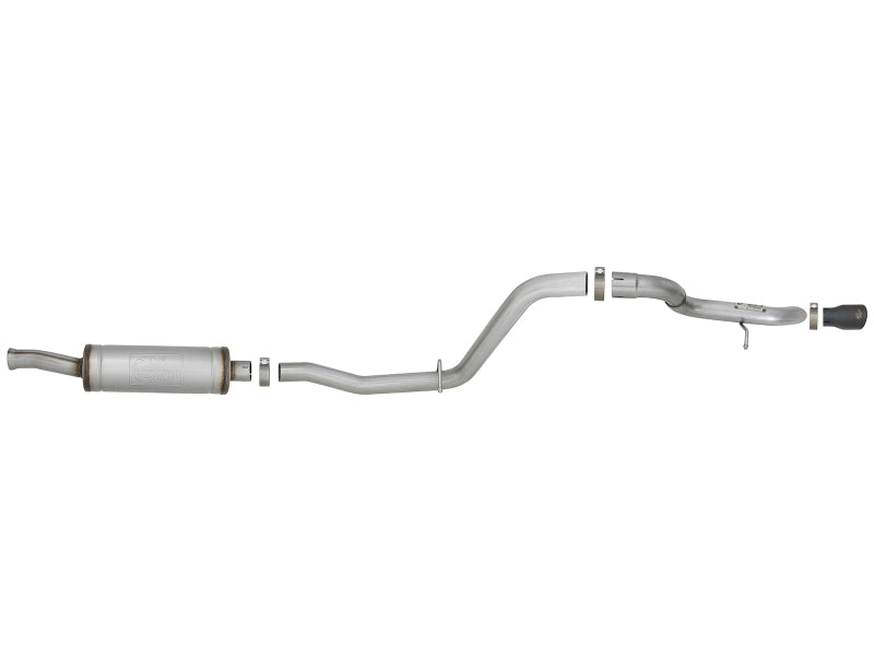 aFe MACH Force-Xp 2.5in 409SS Catback High-Tuck Exhaust 18-21 Jeep (JL) 3.6L 4-Door - Black Tip - Burkken Auto Parts