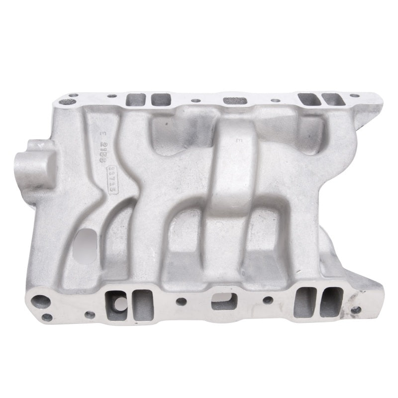 Edelbrock Performer Pontiac Polished Manifold - Burkken Auto Parts