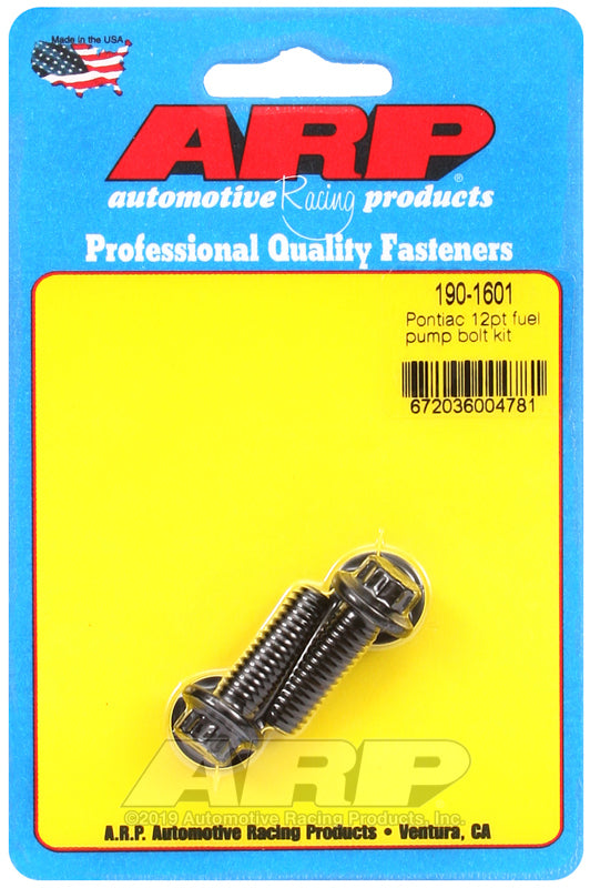 ARP Pontiac 12pt Fuel Pump Bolt Kit - Burkken Auto Parts