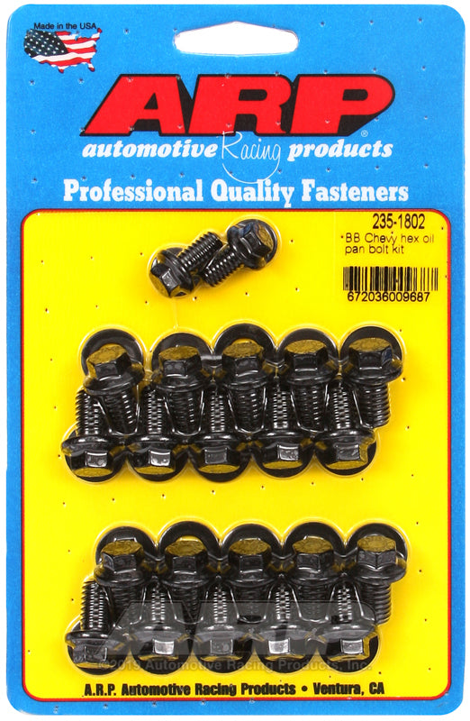 ARP BB Chevy Hex Oil Pan Bolt Kit - Burkken Auto Parts