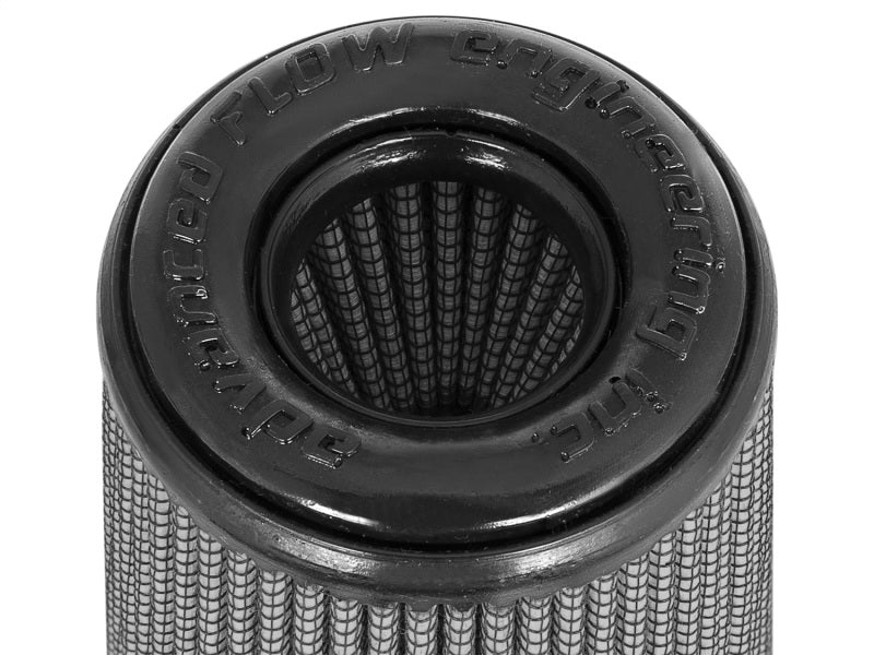 aFe Magnum FLOW Pro DRY S Replacement Air Filter (Pair) F-3.5in. / B-5in. / T-3.5in. (Inv) / H-8in. - Burkken Auto Parts