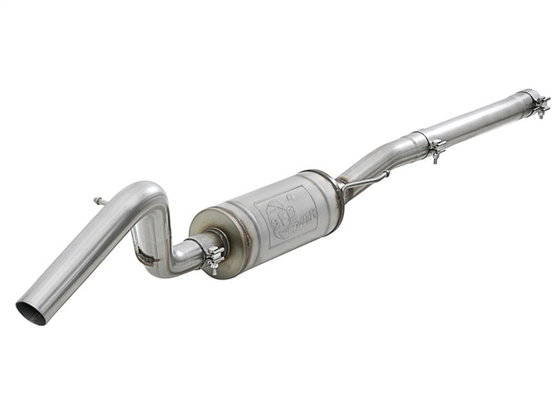 aFe MACH Force-Xp 2.5in 409 SS Mid-Pipe w/ Muffler 2007+ Jeep Wrangler (JK) V6 3.6L/3.8L - Burkken Auto Parts