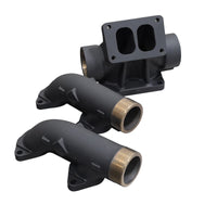 BD Diesel Pre-2002 ISX / Cummins Signature 600 ISX T6 Ceramic Coated Exhaust Manifold - Burkken Auto Parts