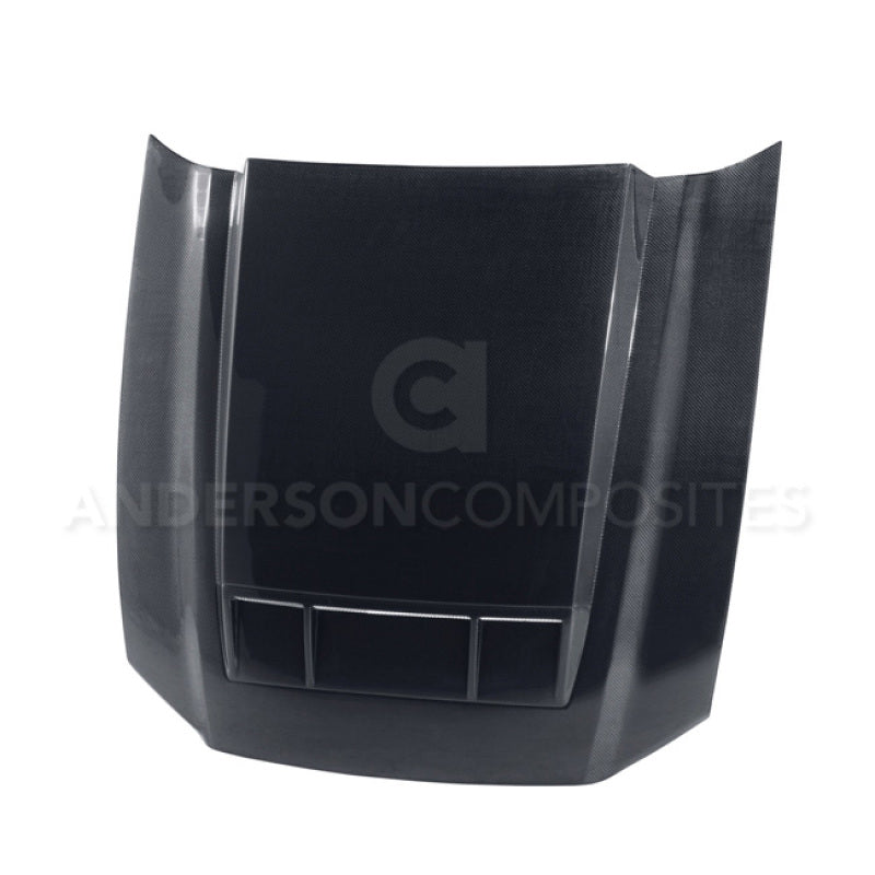 Anderson Composites 10-14 Ford Mustang/Shelby GT500 and 2013-2014 GT/V6 Ram Air Type-CR Hood - Burkken Auto Parts