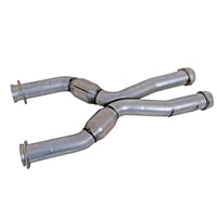 BBK 79-04 Mustang Coyote Swap Short Mid X Pipe w Catalytic Converters 3.0 For BBK Long Tube Headers - Burkken Auto Parts