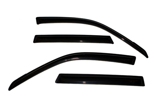 AVS 06-09 Suzuki Grand Vitara Ventvisor Outside Mount Window Deflectors 4pc - Smoke - Burkken Auto Parts