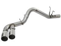 aFe Victory Series 4in 409-SS DPF-Back Exhaust w/ Dual Polished Tips 2017 GM Duramax V8-6.6L(td) L5P - Burkken Auto Parts
