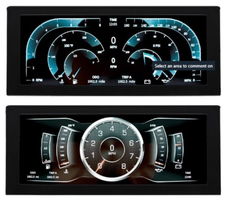 Autometer 82-87 Monte Carlo/El Camino/Malibu InVision Digital Instrument Display Color LCD - Burkken Auto Parts