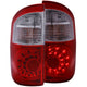 ANZO 2004-2006 Toyota Tundra LED Taillights Red/Clear - Burkken Auto Parts