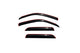 AVS 01-07 Ford Escape Ventvisor In-Channel Front & Rear Window Deflectors 4pc - Smoke - Burkken Auto Parts