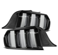 AlphaRex 15-23 Ford Mustang NOVA-Series Prismatic LED Tail Lights Black-Clear - Burkken Auto Parts