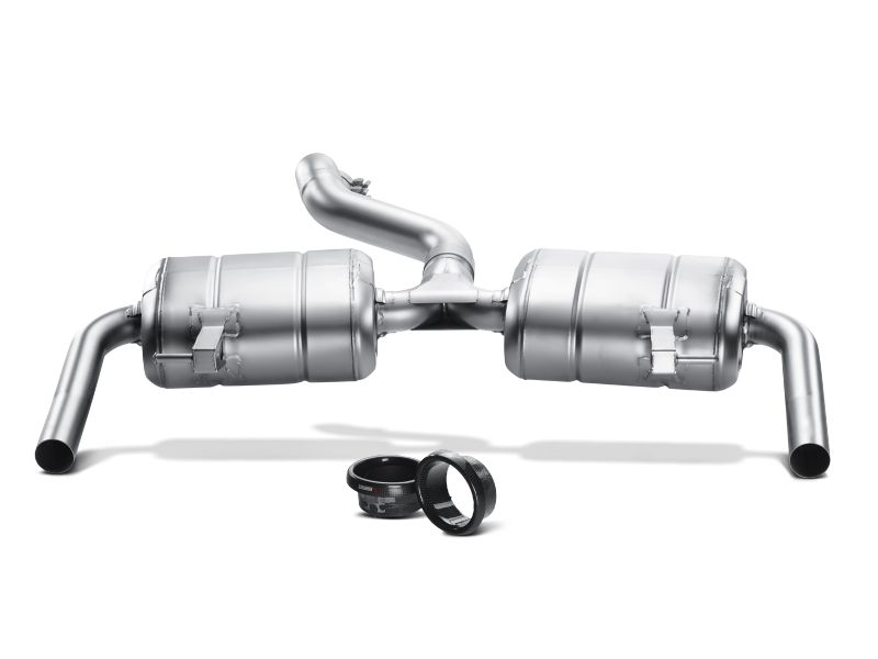 Akrapovic 09-12 Renault Clio III RS 0 Slip-On Line (SS) w/ Carbon Tips - Burkken Auto Parts