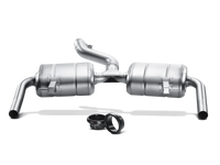 Akrapovic 09-12 Renault Clio III RS 0 Slip-On Line (SS) w/ Carbon Tips - Burkken Auto Parts