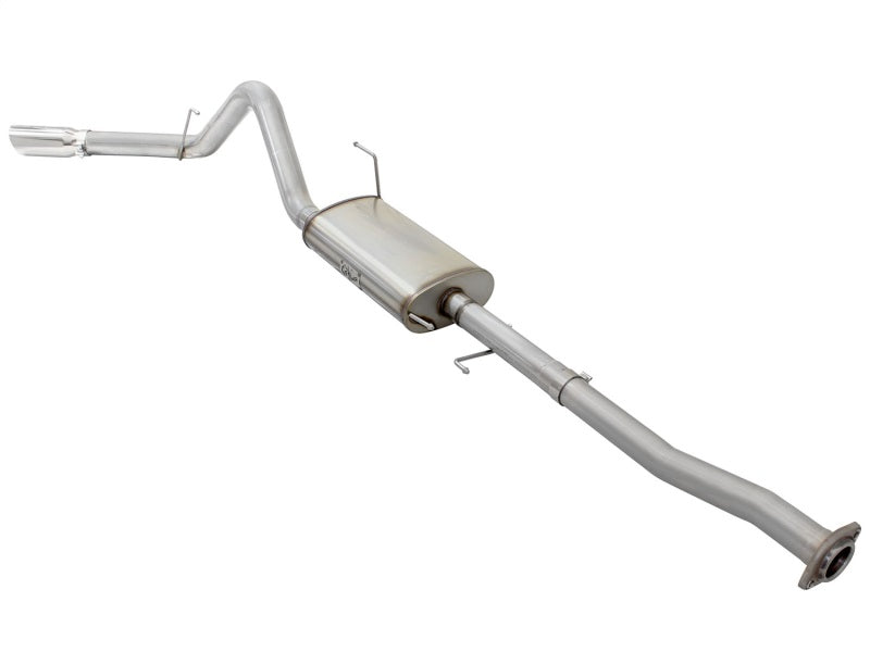 aFe MACHForce XP SS Exhaust 3in to 3.5in Cat-Back w/ Polished Tip 15 Ford F-150 EcoBoost V6 2.7/3.5L - Burkken Auto Parts