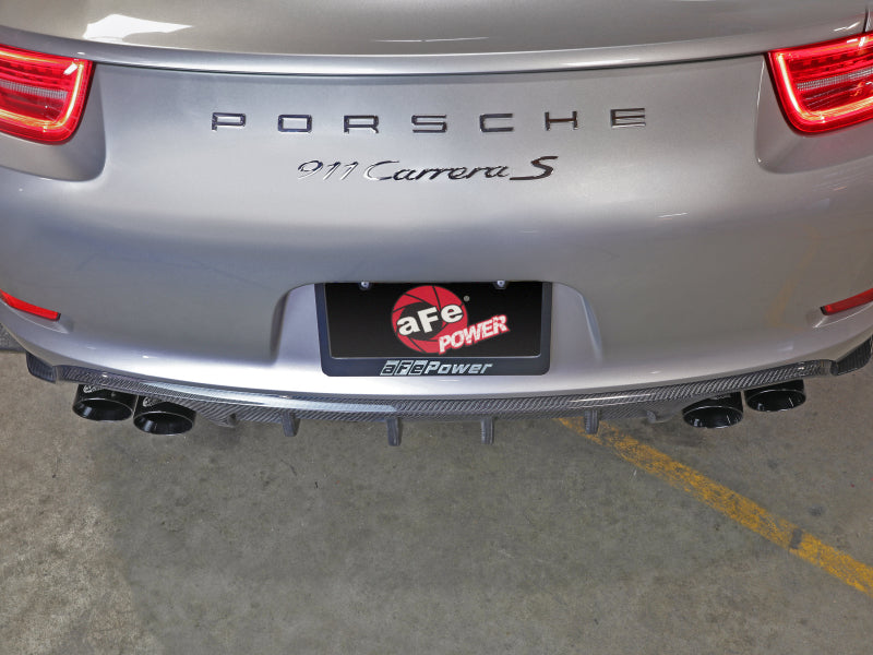 aFe MACH Force-Xp 12-16 Porsche 911 3in to 2.5in 304 SS Cat-Back Exhaust (Excludes Turbo Models) - Burkken Auto Parts