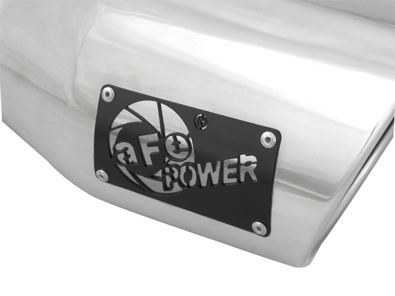 aFe MACH Force-Xp 3in Inlet x 4-1/2in Outlet x 9in Length 304 Stainless Steel Exhaust Tip - Burkken Auto Parts