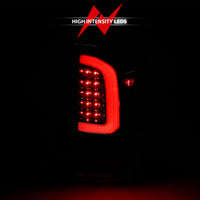 ANZO 16-21 Toyota Tacoma LED Tail Lights - w/ Light Bar Sequential Black Housing & Smoke Lens - Burkken Auto Parts