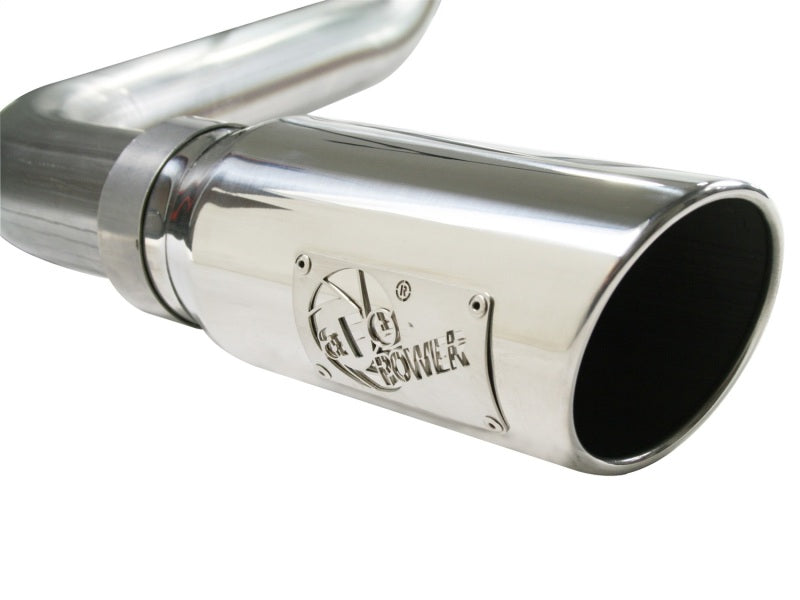 aFe MACHForce XP Exhaust Cat-Back SS-409 07-09 Toyota Tundra V8-5.7L w/ Polished Tip - Burkken Auto Parts