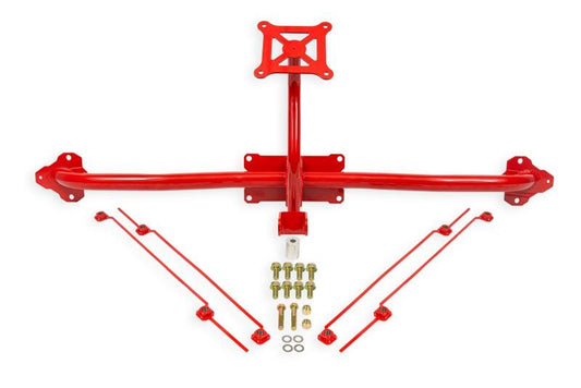 BMR 14-19 Chevrolet Corvette C7 Bolt-On Parachute Mount - Red - Burkken Auto Parts