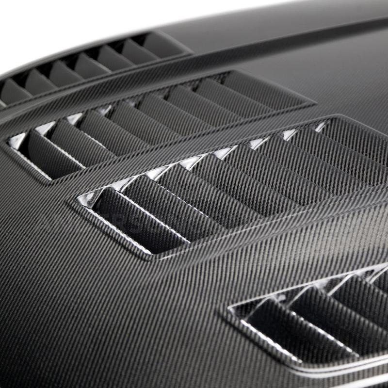 Anderson Composites 15-17 Ford Mustang (Excl. GT350/GT350R) Type-TW Double Sided Hood - Burkken Auto Parts