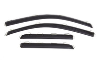 AVS 15-18 Chevy Silverado 2500 Ext. Cab Ventvisor Front & Rear Window Deflectors 4pc - Smoke - Burkken Auto Parts