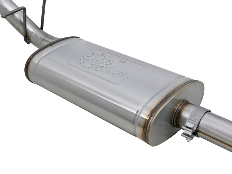 aFe MACH Force-Xp 3.0in 304 SS Cat-Back Exhaust w/ Polished Tip 17-18 GM Colorado/Canyon - Burkken Auto Parts