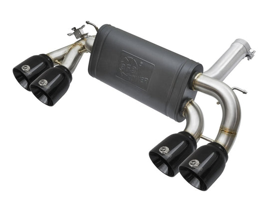 aFe MACHForce XP 3in - 2 1/2in Axle Back 304SS Exhaust w/ Black Tips 16-17 BMW M2 (f87) - Burkken Auto Parts