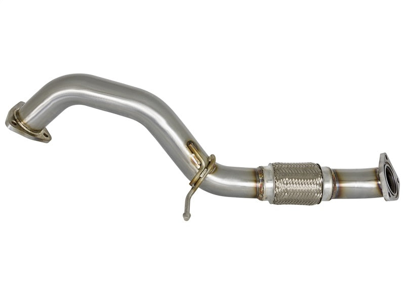 aFe Power Elite Twisted Steel 16-17 Honda Civic I4-1.5L (t) 2.5in Rear Down-Pipe Mid-Pipe - Burkken Auto Parts