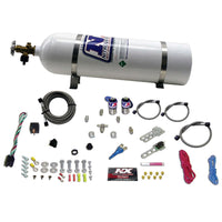 Nitrous Express Sub C Nitrous Kit (25-35-50HP) w/15lb Bottle - Burkken Auto Parts