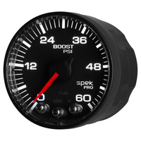 Autometer Spek-Pro 52.4mm 0-60 PSI Digital Stepper Motor Boost Gauge - Burkken Auto Parts