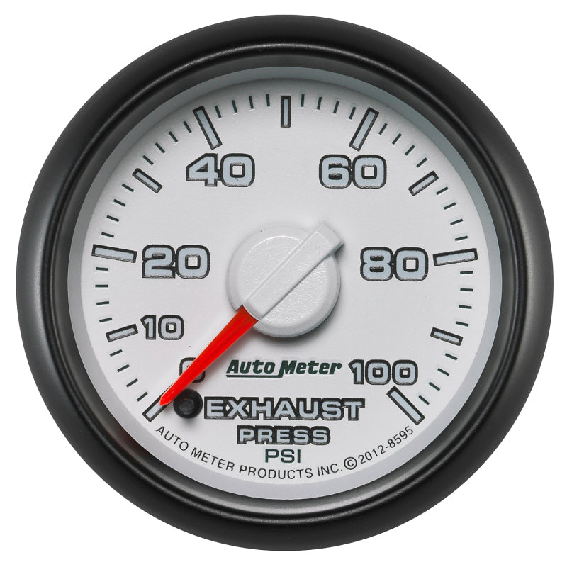 Autometer Factory Match Exhaust Pressure Gauge 2-1/16in 0-100 PSI FSE Dodge - Burkken Auto Parts