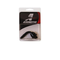 Aeromotive Fitting - AN-06 - 90 Degree - 3/8 Male Quick Connect - Burkken Auto Parts