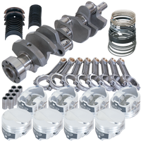Eagle Chevy 454 1Pc 4.000in Crank 6.135in I-Beam Rods 18cc Dome 4.250in Pistons Rotating Assembly - Burkken Auto Parts
