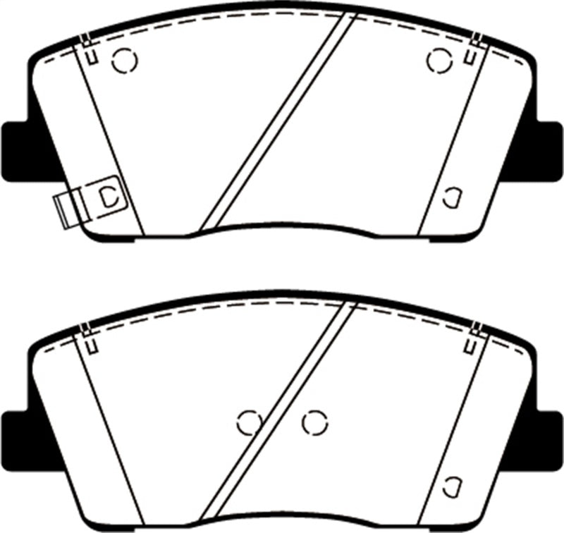 EBC 2019+ Genesis G70 2.0L Turbo Greenstuff Front Brake Pads - Burkken Auto Parts