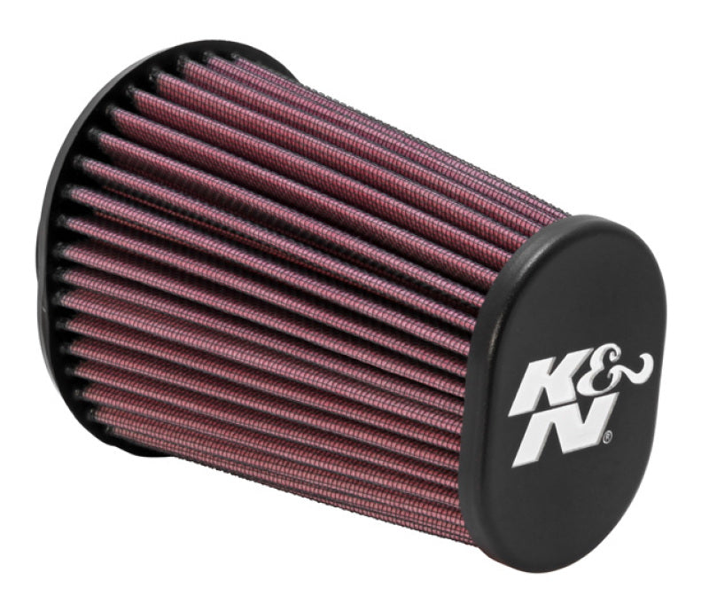K&N Univrsl Rubber Oval Tprd Filter 2.438in F ID/3.75in B-OW/4.5in B-OL/2.5in T-OW/3.5in T-OL/6in H - Burkken Auto Parts