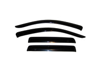AVS 07-10 Mitsubishi Outlander Ventvisor Outside Mount Window Deflectors 4pc - Smoke - Burkken Auto Parts